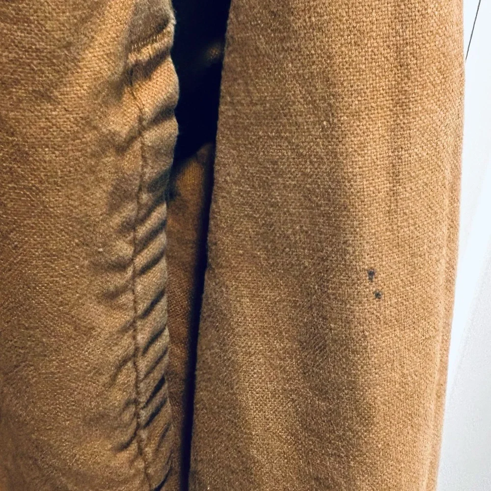 Dickies Vintage Distressed Brown Canvas Barn Jacket Gray Hooded Coat size M - Picture 7 of 12